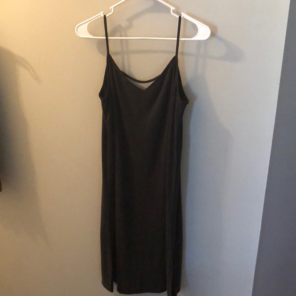 charcoal grey dress
